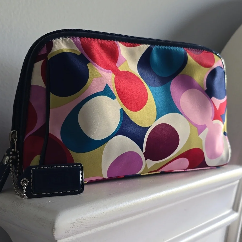 Coach Multicolor Patterned Clutch - Picture 2 of 7